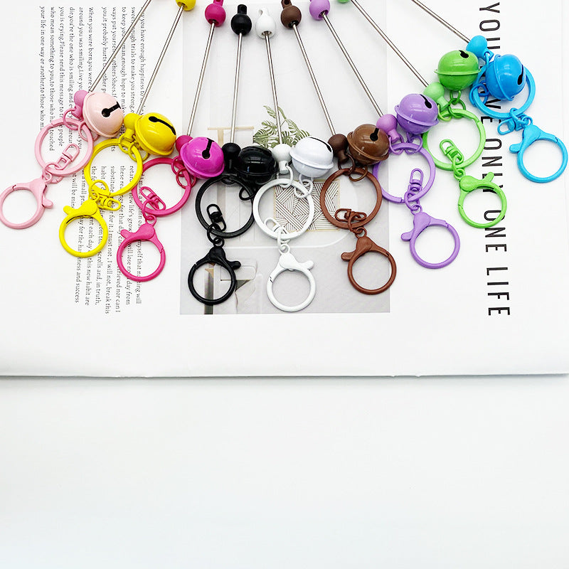 Wholesale DIY Candy Colored Bead Cute Keychains